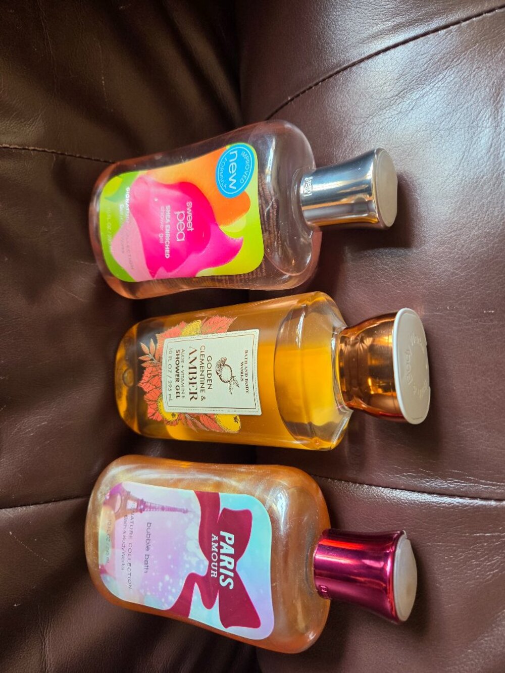 Lot of 3 Bath & Body shower/bath products